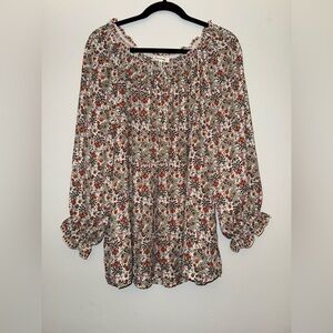 MAX STUDIO women’s floral blouse plus size 2X ✨